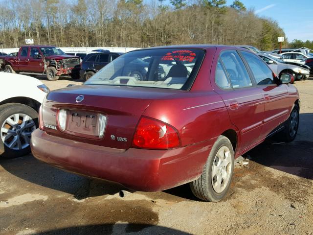 3N1CB51D85L470148 - 2005 NISSAN SENTRA 1.8 MAROON photo 4