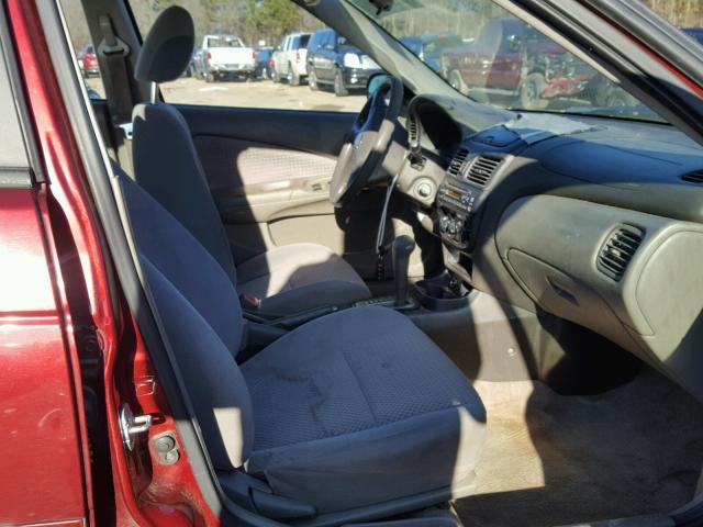 3N1CB51D85L470148 - 2005 NISSAN SENTRA 1.8 MAROON photo 5