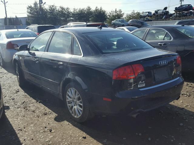 WAUDF78E18A143969 - 2008 AUDI A4 2.0T QU BLACK photo 3