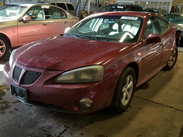 2G2WP522441191700 - 2004 PONTIAC GRAND PRIX MAROON photo 2