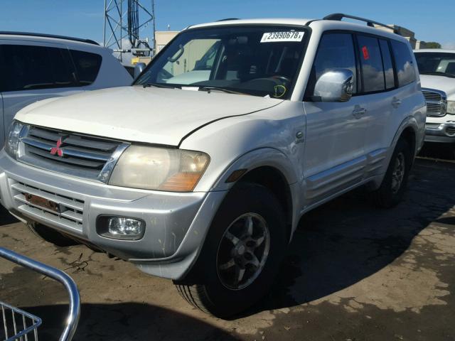 JA4MW51R81J023509 - 2001 MITSUBISHI MONTERO LI WHITE photo 2