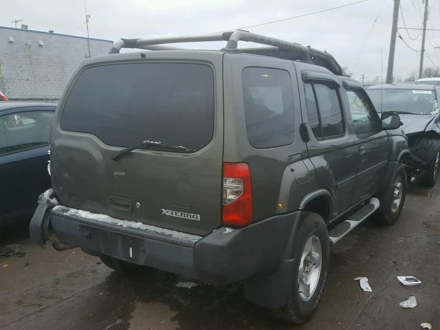 5N1ED28Y93C652825 - 2003 NISSAN XTERRA XE GREEN photo 4