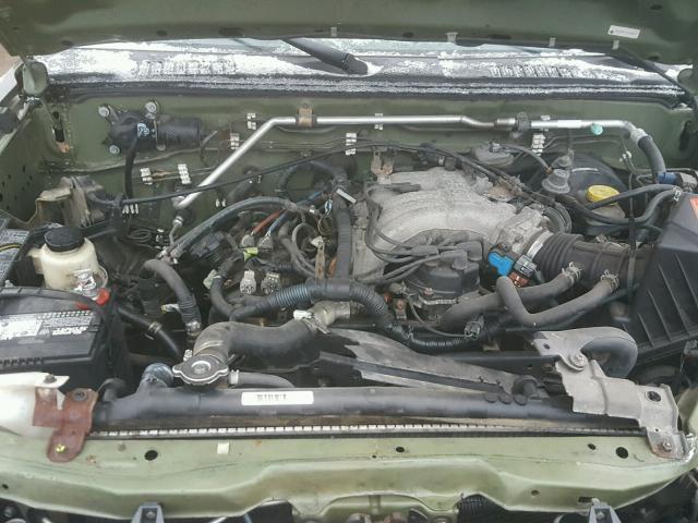 5N1ED28Y93C652825 - 2003 NISSAN XTERRA XE GREEN photo 7