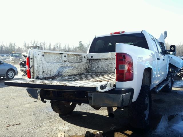 1GC1KVCG7EF122685 - 2014 CHEVROLET SILVERADO WHITE photo 4