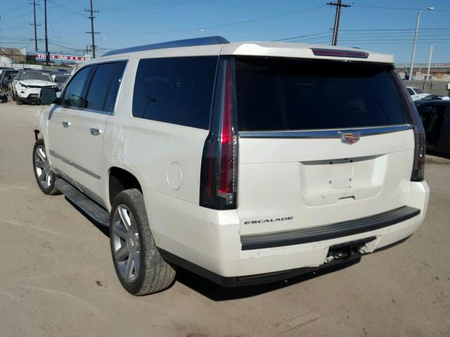 1GYS3SKJ8FR681444 - 2015 CADILLAC ESCALADE E WHITE photo 3