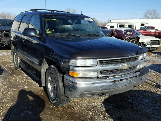 1GNEK13TX5J238023 - 2005 CHEVROLET TAHOE K150 BLACK photo 1