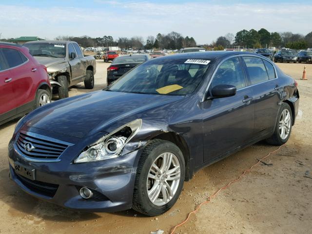 JN1CV6AR9AM254477 - 2010 INFINITI G37 GRAY photo 2