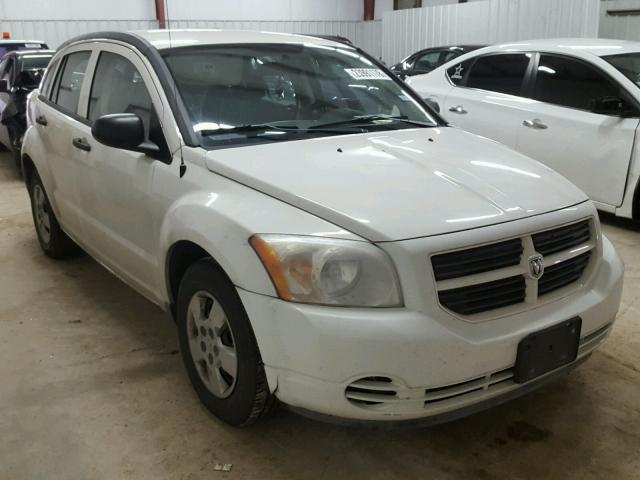 1B3HB28B38D757897 - 2008 DODGE CALIBER WHITE photo 1