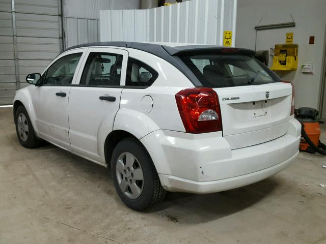 1B3HB28B38D757897 - 2008 DODGE CALIBER WHITE photo 3