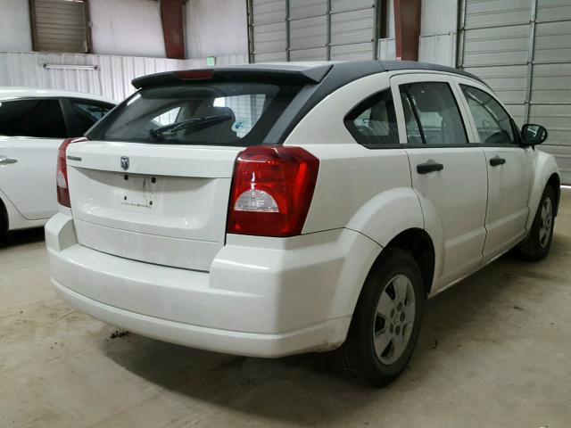 1B3HB28B38D757897 - 2008 DODGE CALIBER WHITE photo 4