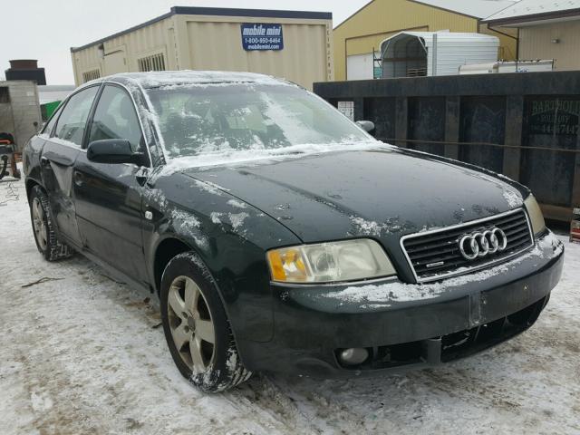 WAULT64B12N122422 - 2002 AUDI A6 3.0 QUA GREEN photo 1