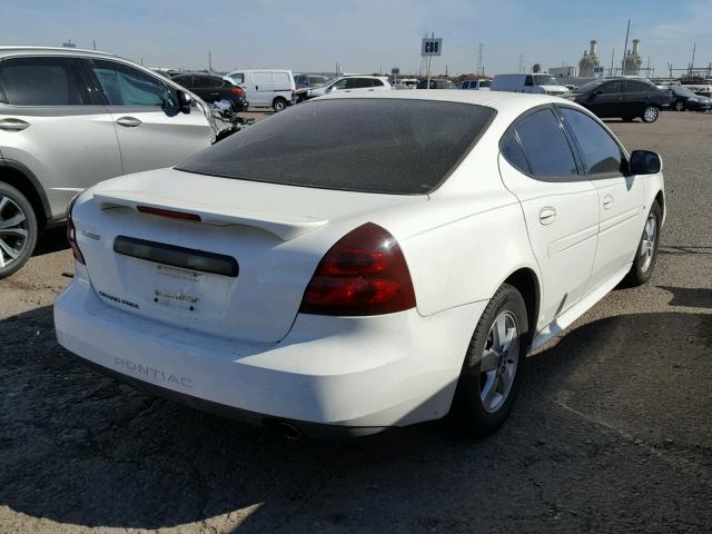2G2WP552361149825 - 2006 PONTIAC GRAND PRIX WHITE photo 4