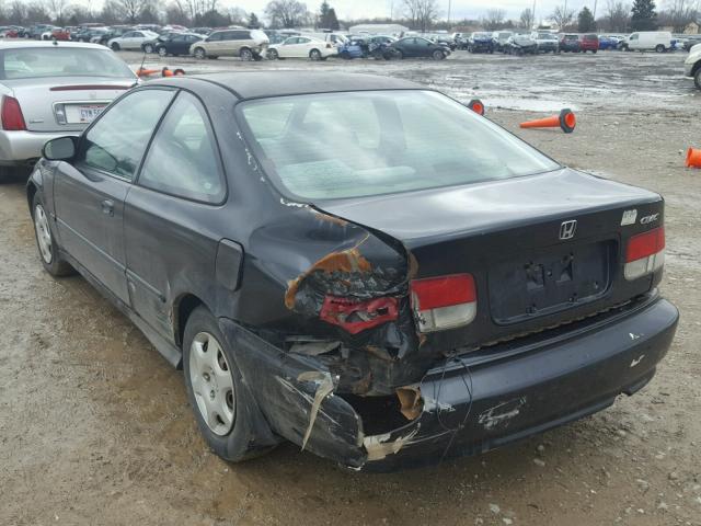 1HGEJ8241YL117812 - 2000 HONDA CIVIC EX შავი ფოტო 3