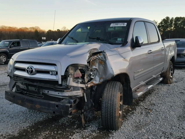 5TBDT44126S535123 - 2006 TOYOTA TUNDRA DOU SILVER photo 2