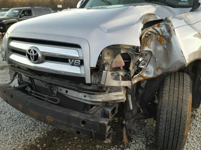 5TBDT44126S535123 - 2006 TOYOTA TUNDRA DOU SILVER photo 9