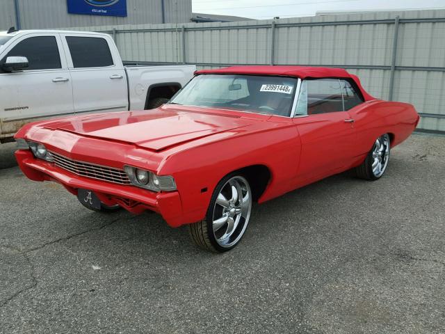 164678S210060 - 1968 CHEVROLET IMPALA ORANGE photo 2