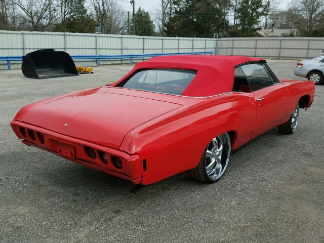 164678S210060 - 1968 CHEVROLET IMPALA ORANGE photo 4