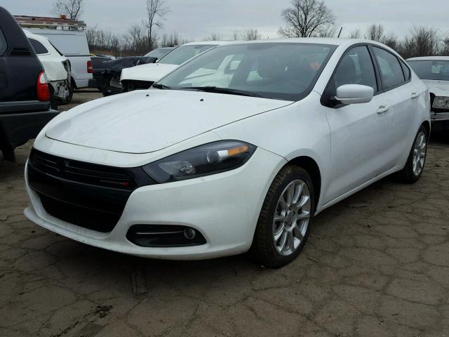 1C3CDFBA4DD326560 - 2013 DODGE DART SXT WHITE photo 2