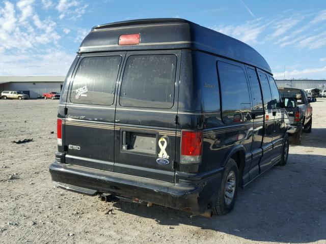 1FDRE14L52HB48535 - 2002 FORD ECONOLINE BLACK photo 4