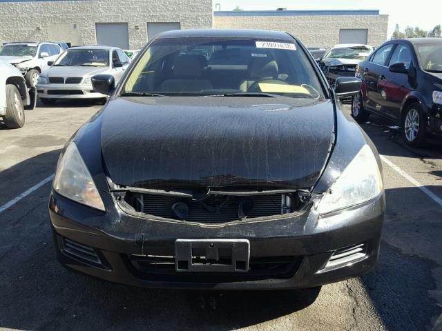 JHMCM56487C022778 - 2007 HONDA ACCORD LX BLACK photo 9