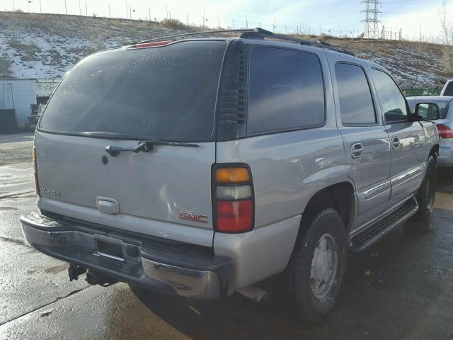 1GKEK13Z04J237558 - 2004 GMC YUKON TAN photo 4