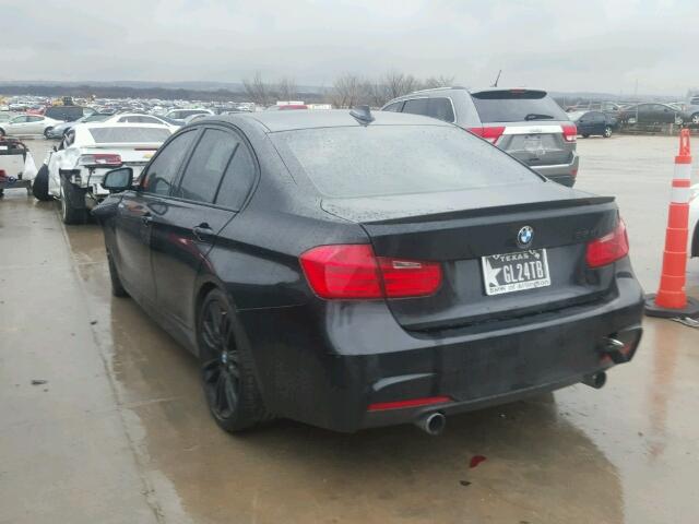 WBA3A9G57DNN73211 - 2013 BMW 335 I BLACK photo 3