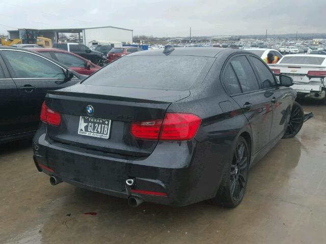 WBA3A9G57DNN73211 - 2013 BMW 335 I BLACK photo 4