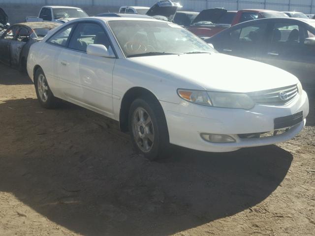 2T1CE22P72C014569 - 2002 TOYOTA CAMRY SOLA WHITE photo 1