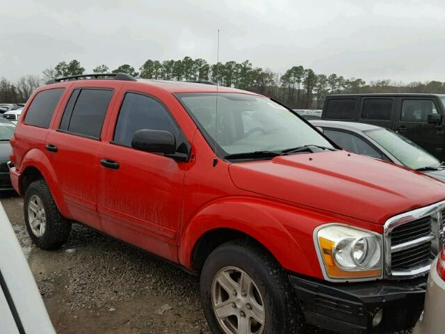 1D4HD48N14F138716 - 2004 DODGE DURANGO SL RED photo 1