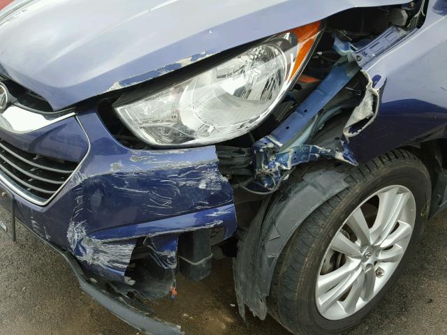 KM8JU3AC2CU336308 - 2012 HYUNDAI TUCSON GLS BLUE photo 9