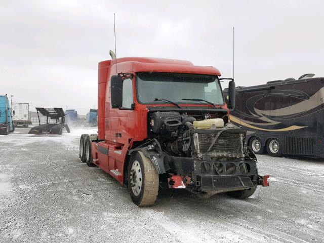 4V4NC9TK45N387682 - 2005 VOLVO VN VNL RED photo 1