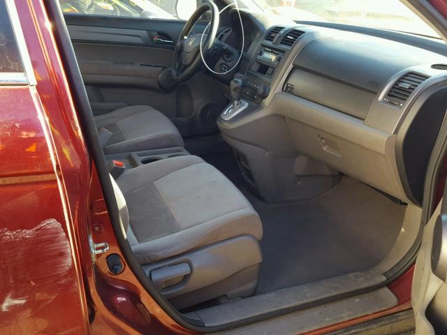 JHLRE48338C006886 - 2008 HONDA CR-V LX RED photo 5