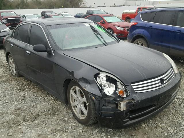 JNKCV51E64M608883 - 2004 INFINITI G35 BLACK photo 1