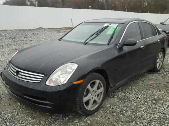 JNKCV51E64M608883 - 2004 INFINITI G35 BLACK photo 2