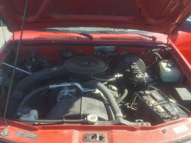 1B7FL26X9TW705379 - 1996 DODGE DAKOTA RED photo 7