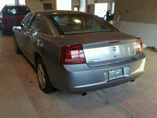 2B3LK53H37H834759 - 2007 DODGE CHARGER R/ GRAY photo 3