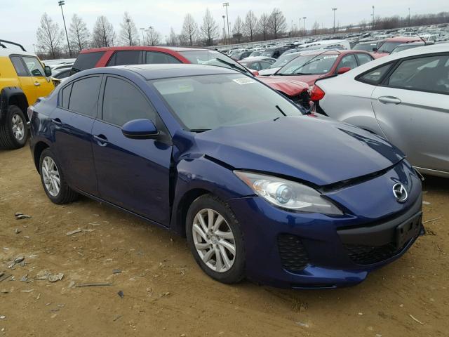 JM1BL1W78C1629773 - 2012 MAZDA 3 I BLUE photo 1