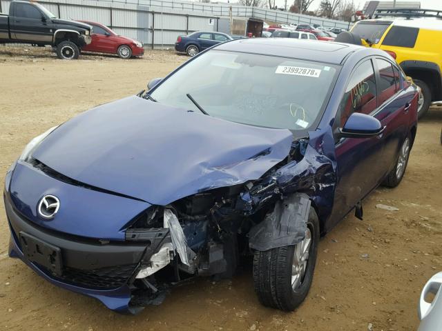 JM1BL1W78C1629773 - 2012 MAZDA 3 I BLUE photo 9