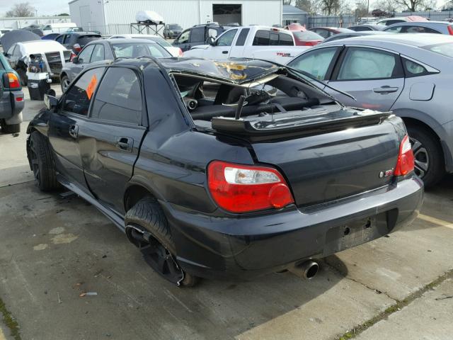 JF1GD70685L522628 - 2005 SUBARU IMPREZA WR BLACK photo 3