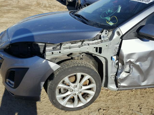 JM1BL1H59A1143319 - 2010 MAZDA 3 S SILVER photo 9