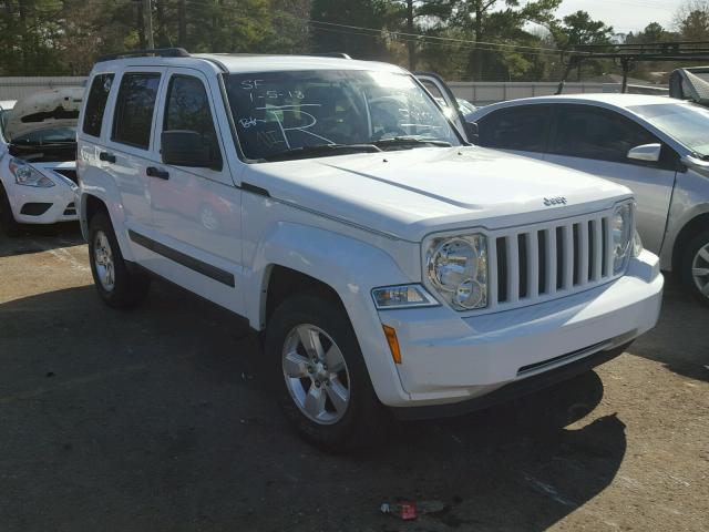 1C4PJLAK1CW123577 - 2012 JEEP LIBERTY SP WHITE photo 1