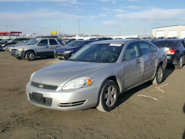 2G1WT58KX89218039 - 2008 CHEVROLET IMPALA LT SILVER photo 2