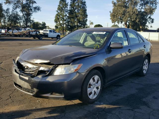 4T4BE46K98R040187 - 2008 TOYOTA CAMRY CE GRAY photo 2