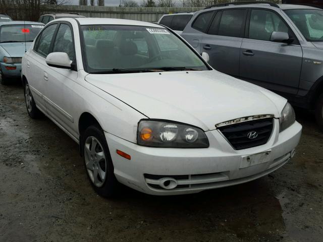 KMHDN46D04U893446 - 2004 HYUNDAI ELANTRA GL WHITE photo 1