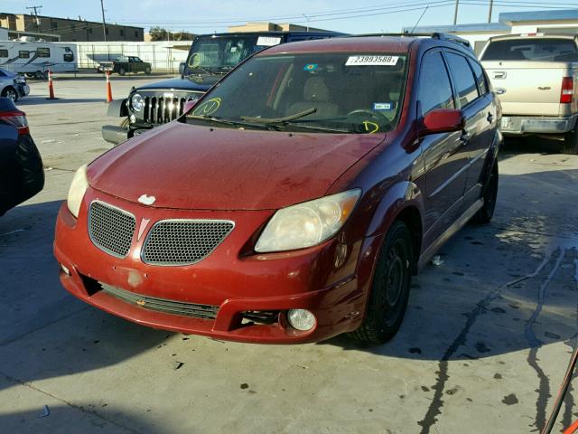 5Y2SL65856Z420861 - 2006 PONTIAC VIBE MAROON photo 2