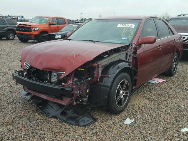 4T1BE32K45U431561 - 2005 TOYOTA CAMRY LE MAROON photo 2