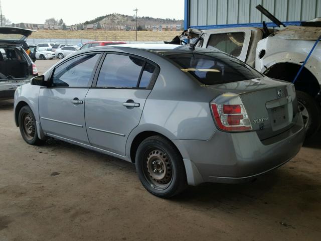 3N1AB61E38L658263 - 2008 NISSAN SENTRA 2.0 GRAY photo 3