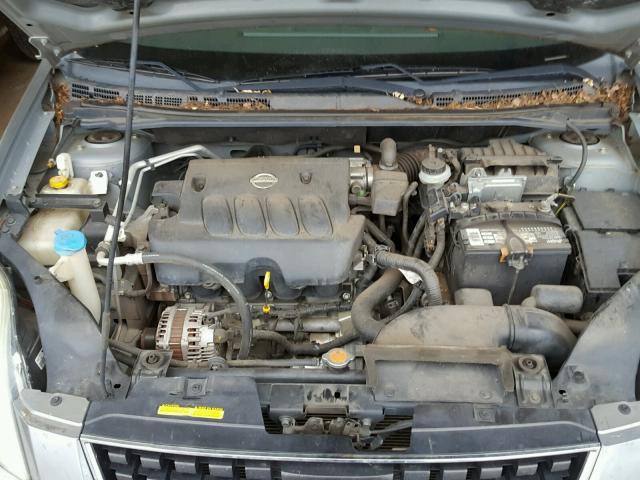 3N1AB61E38L658263 - 2008 NISSAN SENTRA 2.0 GRAY photo 7