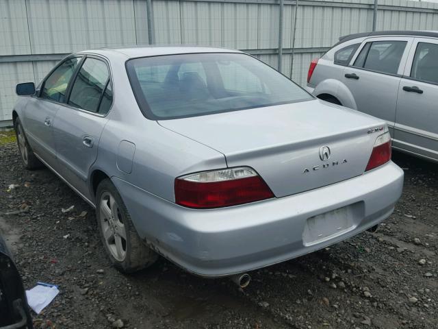 19UUA56802A047374 - 2002 ACURA 3.2TL TYPE SILVER photo 3