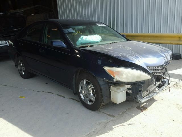 4T1BE32K63U218673 - 2003 TOYOTA CAMRY LE BLUE photo 1